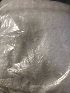lot 31 image: Cotton Bamboo White King Woven Blanket, KO67-K-WHITE, NEW