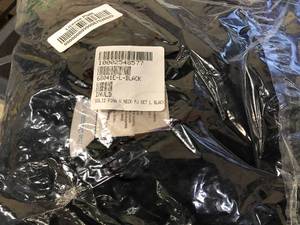 lot 38 image: Legends Luxury Pima Cotton V-Neck Large Pajama Set, 68041E-L-BLACK, NEW