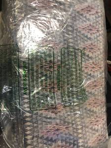 lot 46 image: Laramie Multicolored Geometric Cotton Percale Queen Duvet Cover, 50546D-Q-GRAY-MULTI, NEW