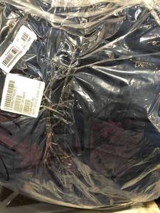 lot 55 image: Navy 100% Cotton . 20 lb. Weighted Blanket, 85020-20-NAVY, NEW