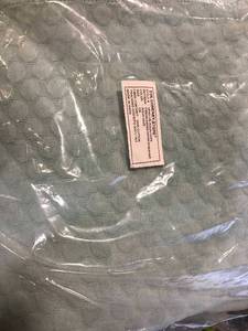lot 60 image: Legends Sterling 72 in. Aqua Haze Shower Curtain, VK63-OS-AQUA-HAZE, NEW