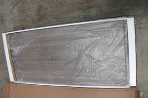 lot 24 image: Owen Retro Coffee Table, Distressed Gray Oak