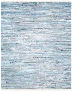 lot 73 image: Safavieh Rag Rug RAR125A Light Blue And Multi Area Rug