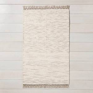 lot 79 image: Hearth & Hand with Magnolia Heathered Area Rug - Oatmeal - 2 x 3