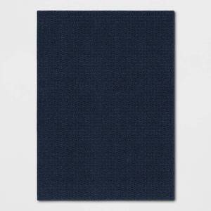 lot 86 image: Made By Design Solid Washable Rug - Blue - 4 x 56
