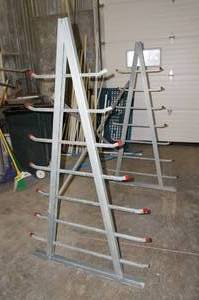 lot 9 image: West Pipe Storage Rack