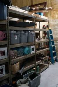 lot 49 image: 2 Sections of Shelving