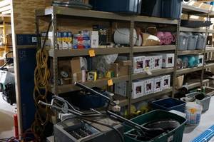 lot 50 image: 2 Sections of Shelving
