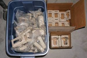 lot 56 image: PVC Decking Handrail Brackets