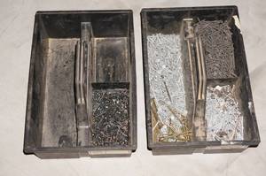lot 60 image: 2 Totes with Nails and Screws