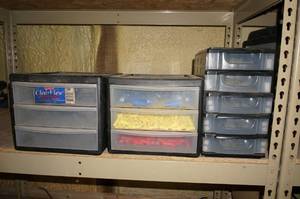 lot 67 image: 3 Small Organizers with Wire Nuts
