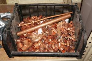 lot 73 image: Copper Fittings