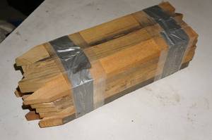 lot 99 image: Wood Stakes