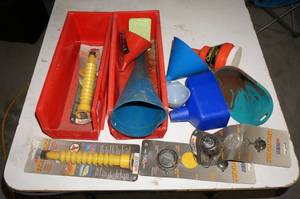 lot 111 image: Funnels and Storage Bins