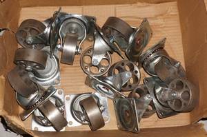 lot 117 image: Metal Casters