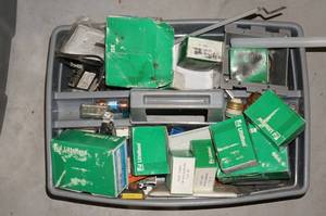 lot 137 image: Tote with Fuses, Breakers