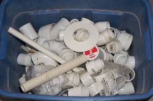 lot 140 image: Various PVC Fittings