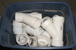 lot 149 image: Various PVC Fittings