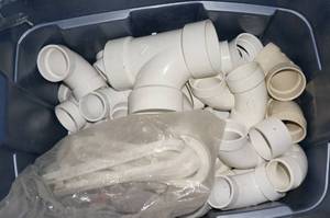 lot 150 image: Various PVC Fittings - Hangers