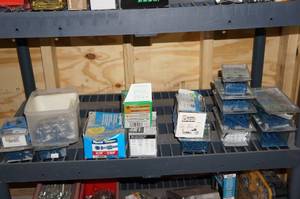lot 196 image: Contents of Shelf - Anchors