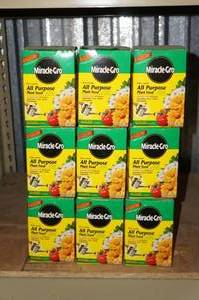 lot 244 image: Miracle Gro Plant Food