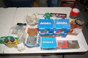lot 248 image: Nails, Screws, Wire Nuts