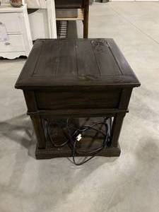 lot 1 image: ASHLEY END TABLE.
