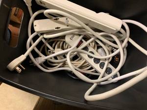 lot 50 image: EXTENTION CORDS PLUS MORE