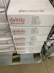 lot 69 image: DALTILE GLASS MOSAIC TILE