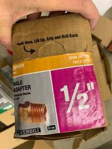 lot 80 image: EVERBILT COPPER MALE ADAPTER
