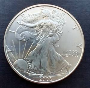 lot 173 image: 2003 American Silver Eagle