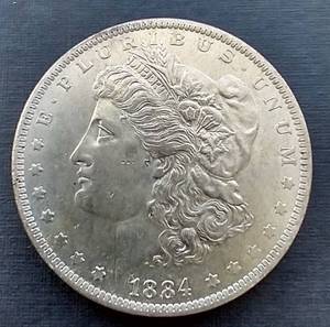lot 176 image: 1884-O Morgan Dollar