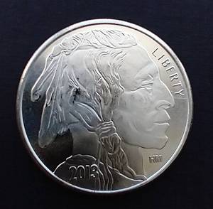 lot 179 image: 2013 1 Oz. Buffalo Silver Round