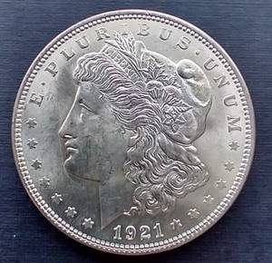 lot 190 image: 1921 Morgan Dollar