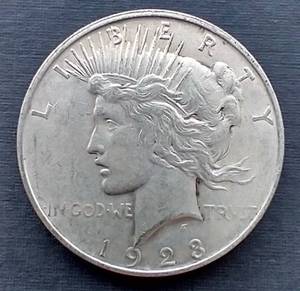 lot 191 image: 1923-D Peace Dollar