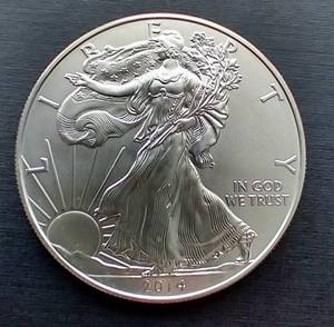 lot 204 image: 2014 American Silver Eagle