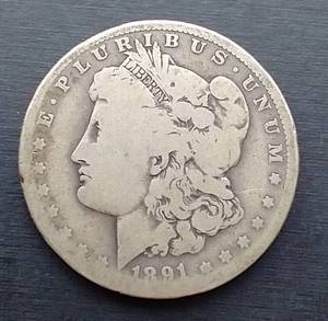 lot 208 image: 1891-O Morgan Dollar