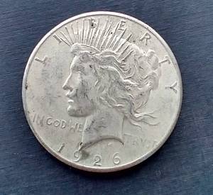 lot 218 image: 1926-S Peace Dollar