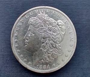 lot 222 image: 1884-O Morgan Dollar