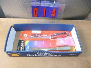 Flat of fishing items. As shown.