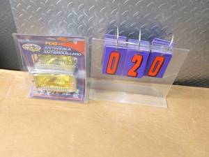 Pair of retro blazer fog lights. New in box. As shown.