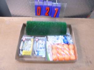 Flat of new golf accessories. As shown.