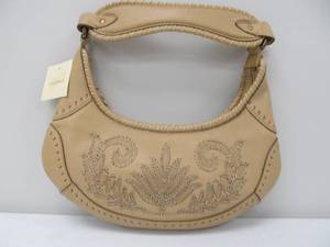 lot 31 image: Brand New COLE HAAN Leather Handbag - Tan