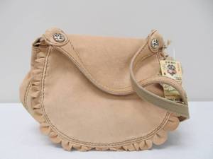 lot 33 image: Brand New LUCKY Leather Handbag Purse - Tan