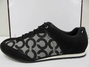 lot 37 image: Brand New COACH Kelbie Sneakers - Black - Womens Size 8
