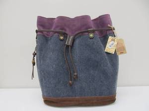 lot 51 image: Brand New LUCKY BRAND Back Pack - JeanPurpleBrown