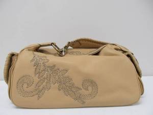 lot 64 image: New COLE HAAN Village Novelty Shoulder Bag - Nude
