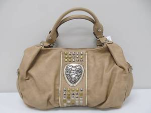 lot 76 image: New KATHY VAN ZEELAND Satchel - Tan