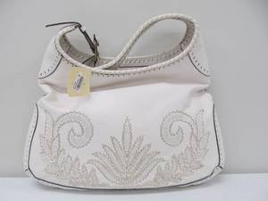 lot 79 image: Brand New COLE HAAN Village Novelty Hobo - White