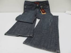 lot 108 image: Brand New AMERICAN EXCHANGE Med Low Rise Boot Cut Jeans  - Size 28Size 6